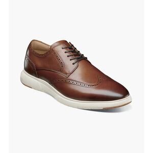 Florshiem Men's Dash Wingtip Oxford Modern Shoes Size 9.5M